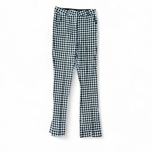 Tiger Mist Black and White Casual Checkered Pants